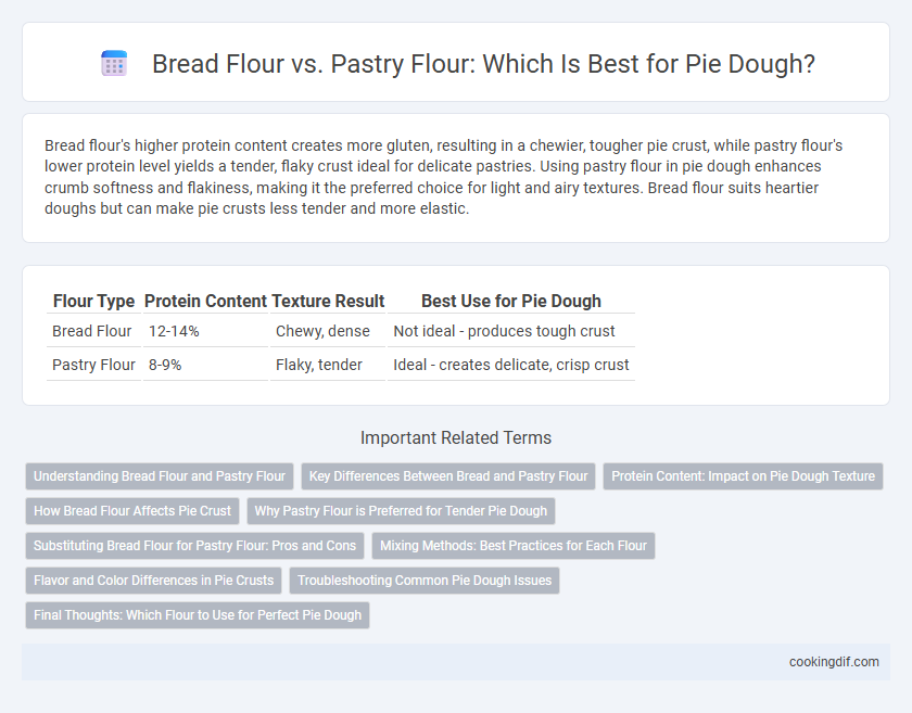 Bread Flour vs. Pastry Flour: Which Is Best for Pie Dough?