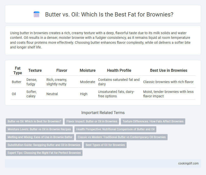 Butter vs. Oil: Which Is the Best Fat for Brownies?