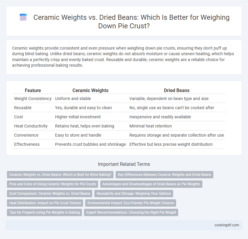 Ceramic Weights vs. Dried Beans: Which Is Better for Weighing Down Pie Crust?