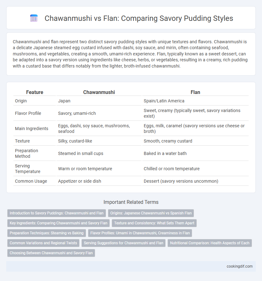 Chawanmushi vs Flan: Comparing Savory Pudding Styles