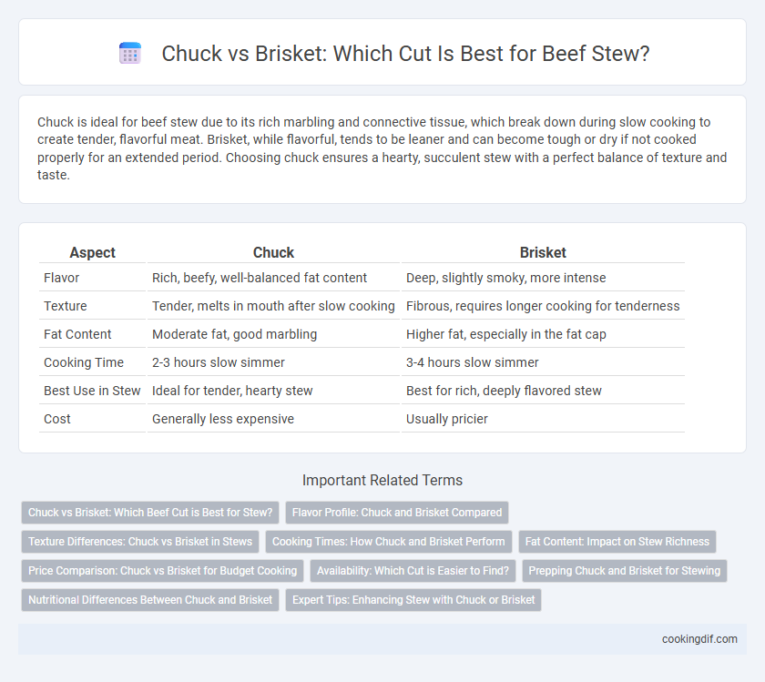 Chuck vs Brisket: Which Cut Is Best for Beef Stew?