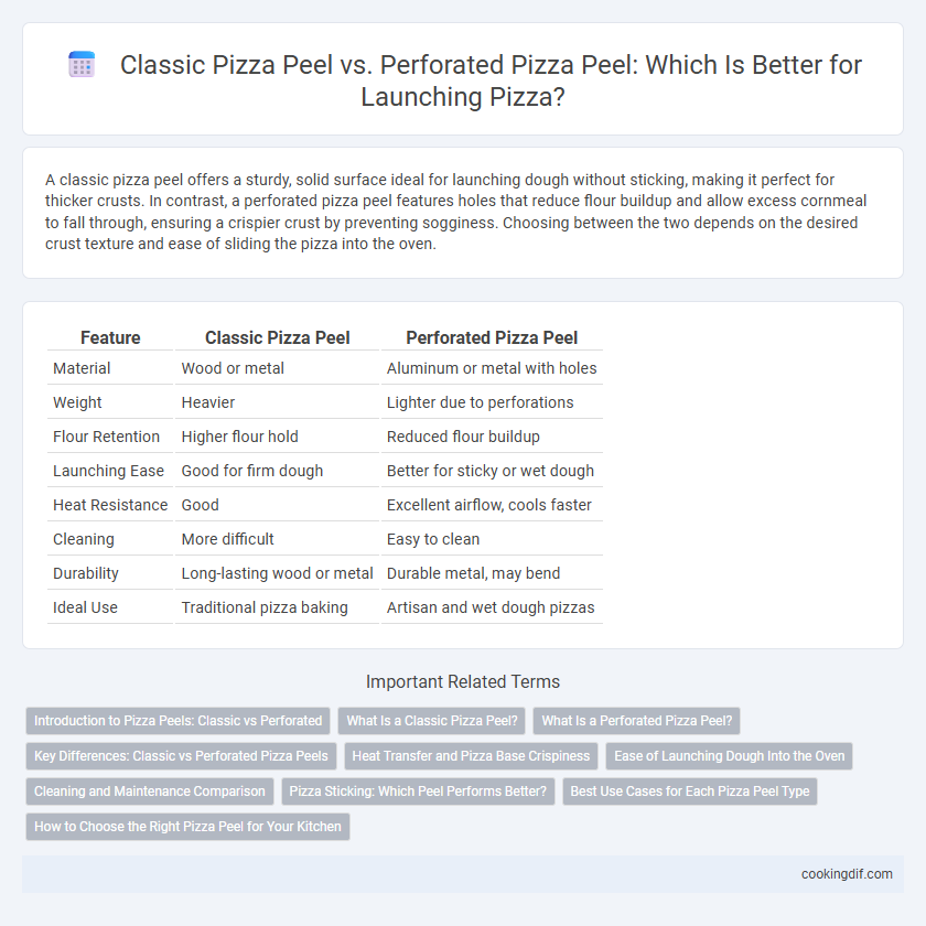 Classic Pizza Peel vs. Perforated Pizza Peel: Which Is Better for Launching Pizza?
