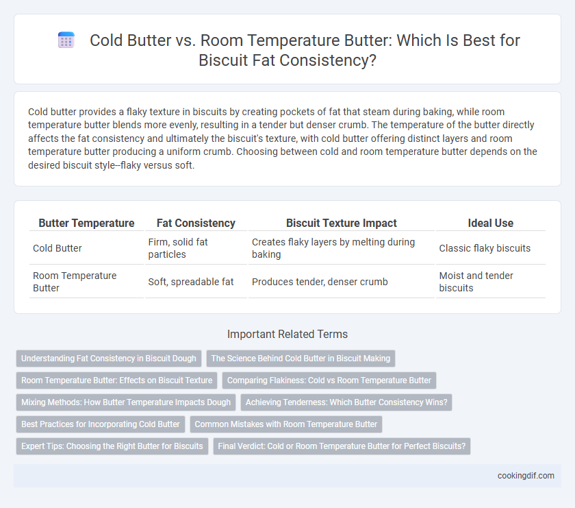 Cold Butter vs. Room Temperature Butter: Which Is Best for Biscuit Fat Consistency?