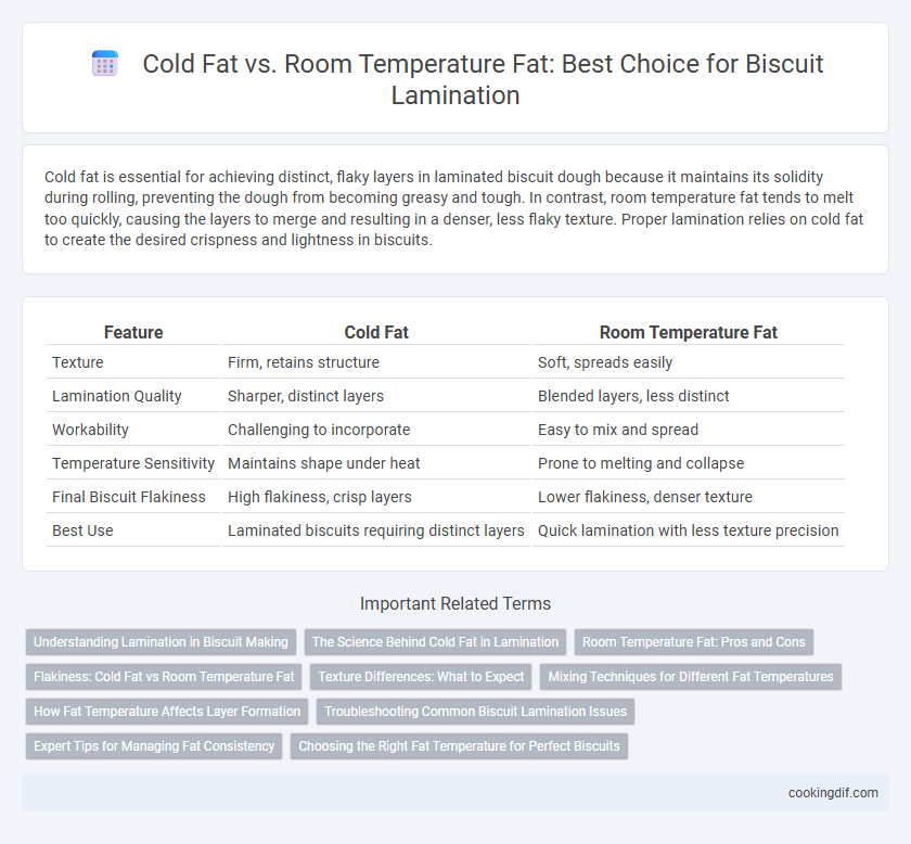 Cold Fat vs. Room Temperature Fat: Best Choice for Biscuit Lamination
