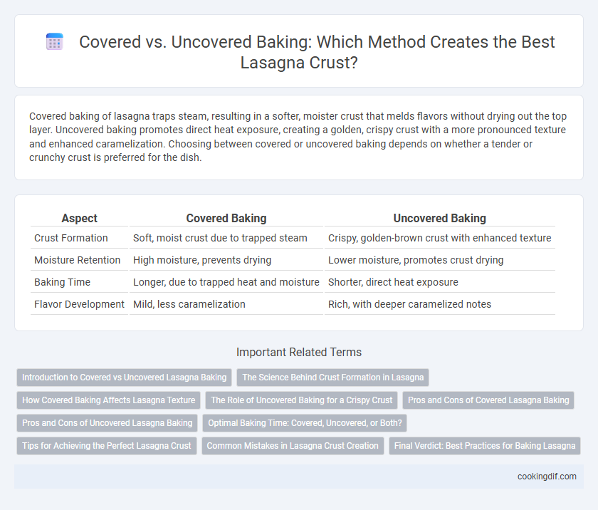 Covered vs. Uncovered Baking: Which Method Creates the Best Lasagna Crust?