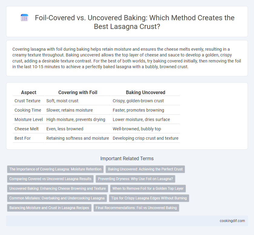 Foil-Covered vs. Uncovered Baking: Which Method Creates the Best Lasagna Crust?