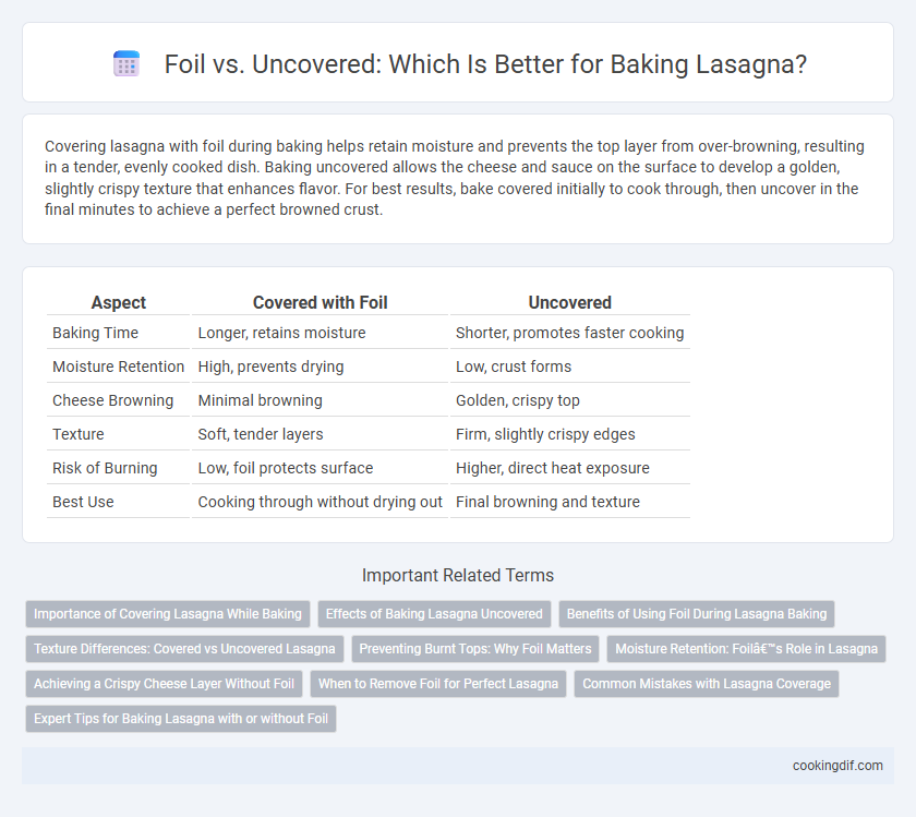 Foil vs. Uncovered: Which Is Better for Baking Lasagna?