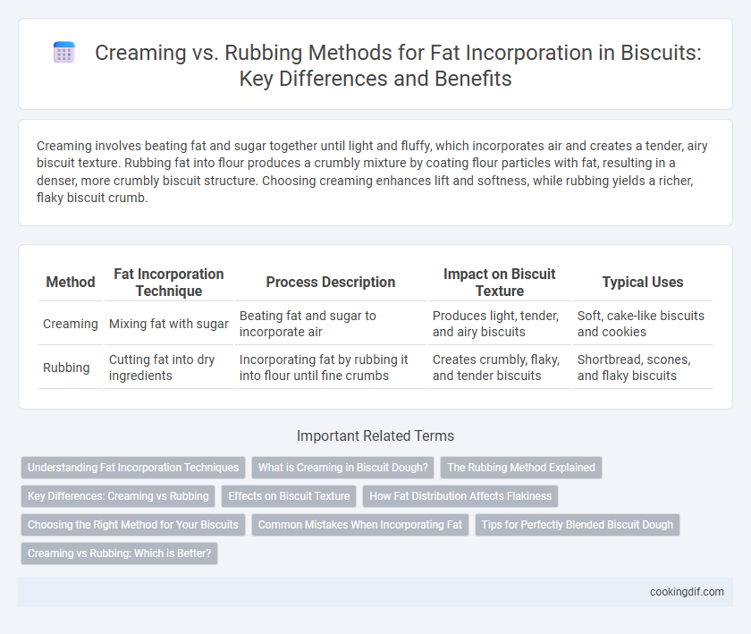 Creaming vs. Rubbing Methods for Fat Incorporation in Biscuits: Key Differences and Benefits
