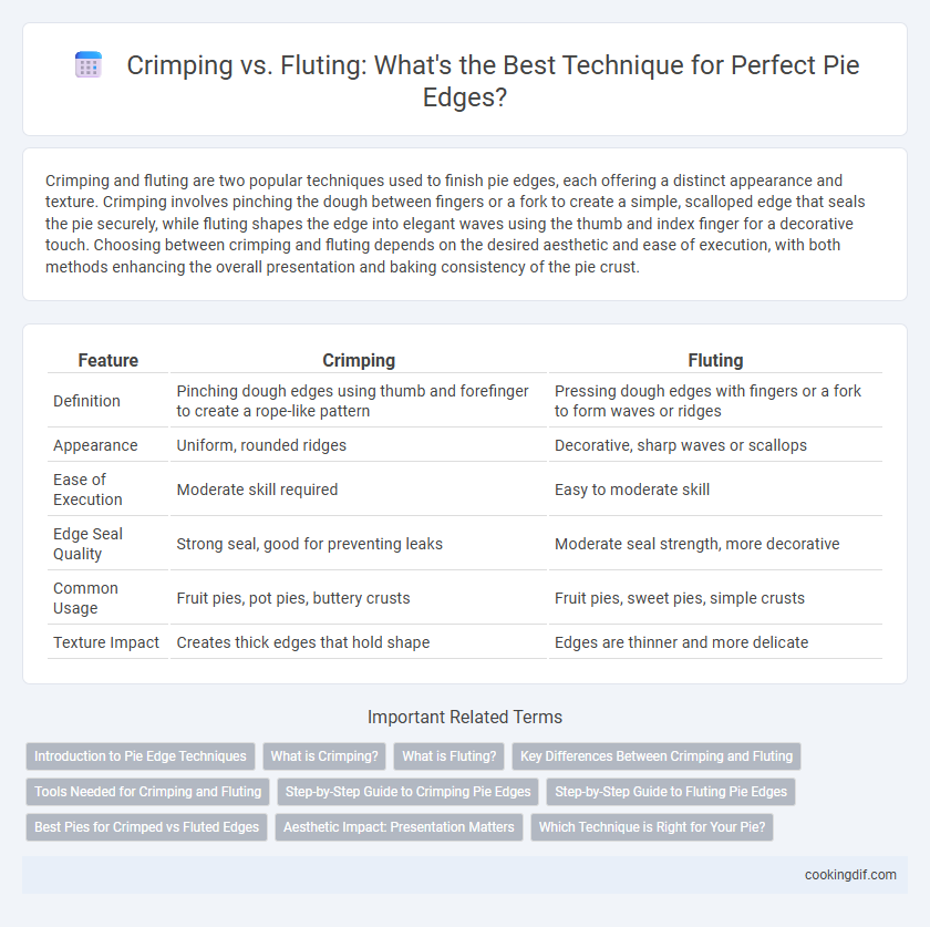 Crimping vs. Fluting: What's the Best Technique for Perfect Pie Edges?