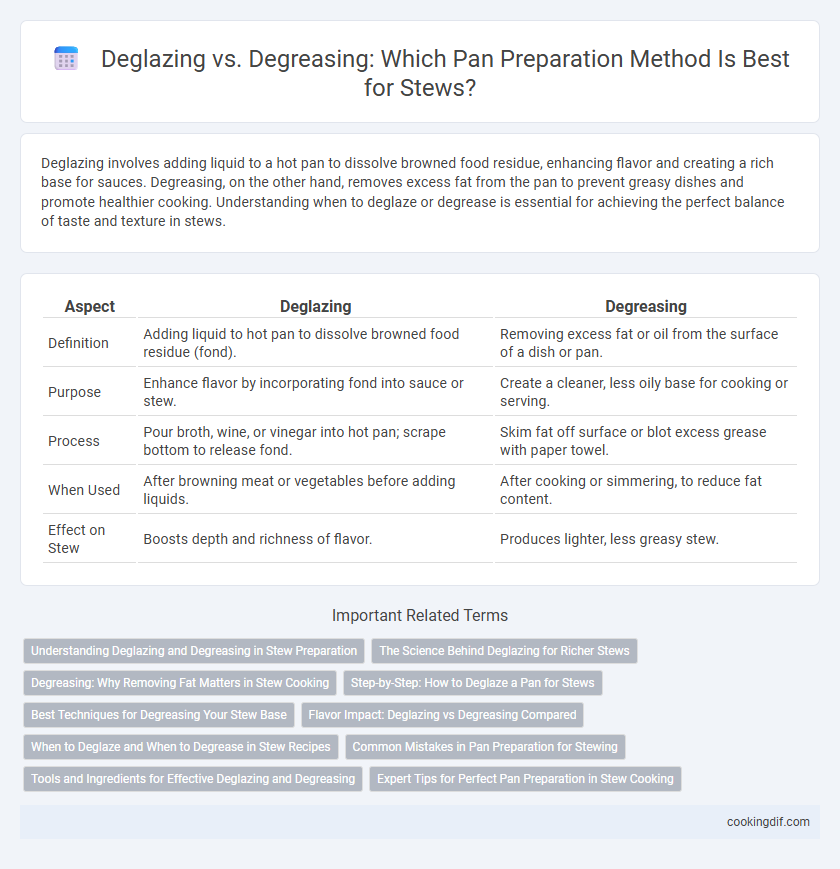 Deglazing vs. Degreasing: Which Pan Preparation Method Is Best for Stews?