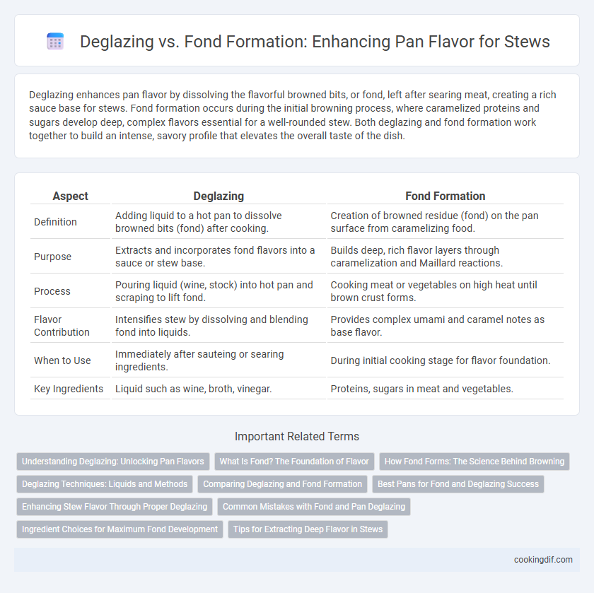 Deglazing vs. Fond Formation: Enhancing Pan Flavor for Stews