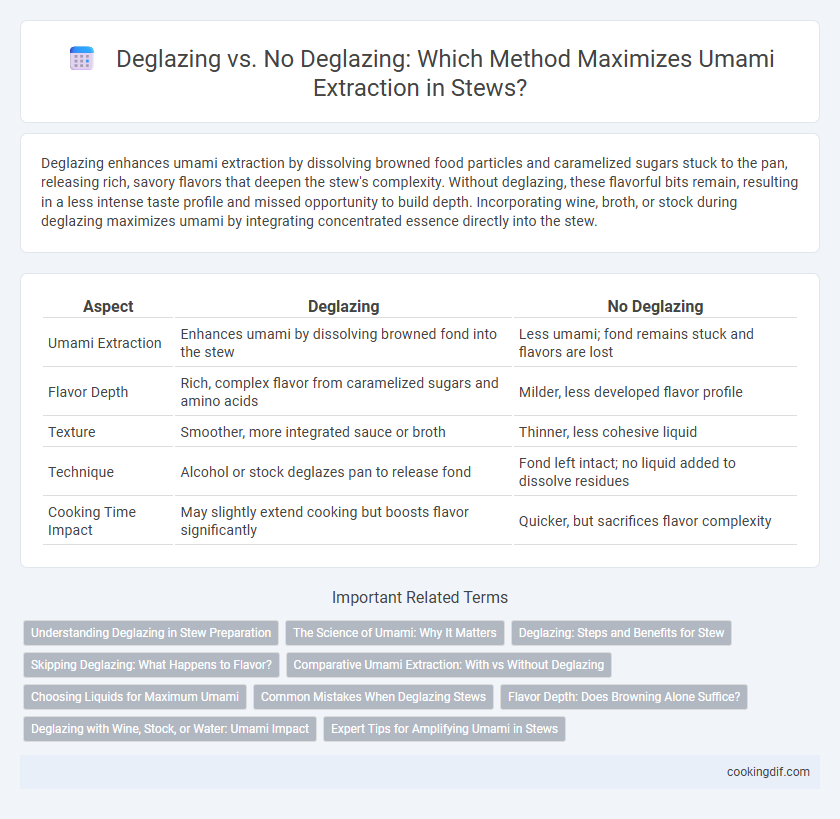 Deglazing vs. No Deglazing: Which Method Maximizes Umami Extraction in Stews?