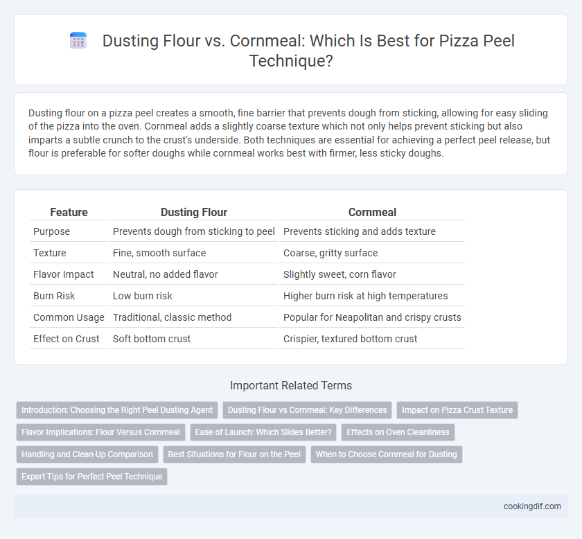 Dusting Flour vs. Cornmeal: Which Is Best for Pizza Peel Technique?