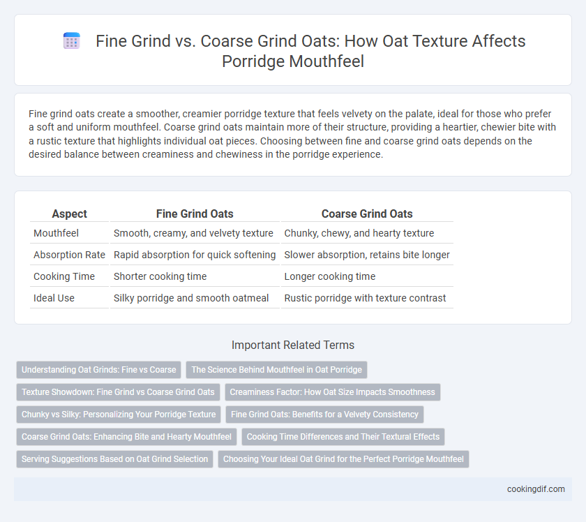 Fine Grind vs. Coarse Grind Oats: How Oat Texture Affects Porridge Mouthfeel