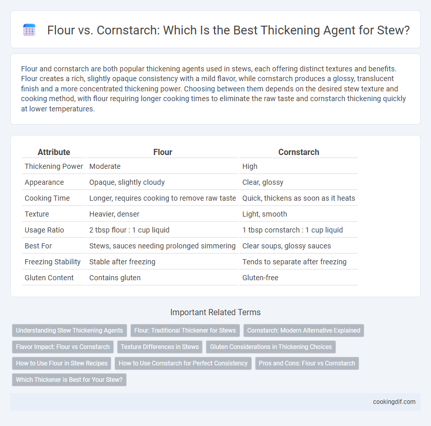 Flour vs. Cornstarch: Which Is the Best Thickening Agent for Stew?