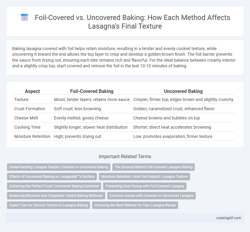 Foil-Covered vs. Uncovered Baking: How Each Method Affects Lasagna's Final Texture