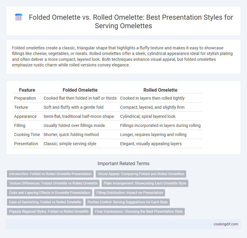 Folded Omelette vs. Rolled Omelette: Best Presentation Styles for Serving Omelettes