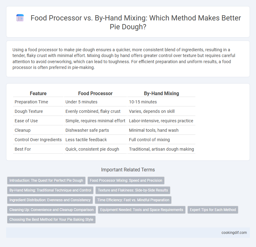 Food Processor vs. By-Hand Mixing: Which Method Makes Better Pie Dough?