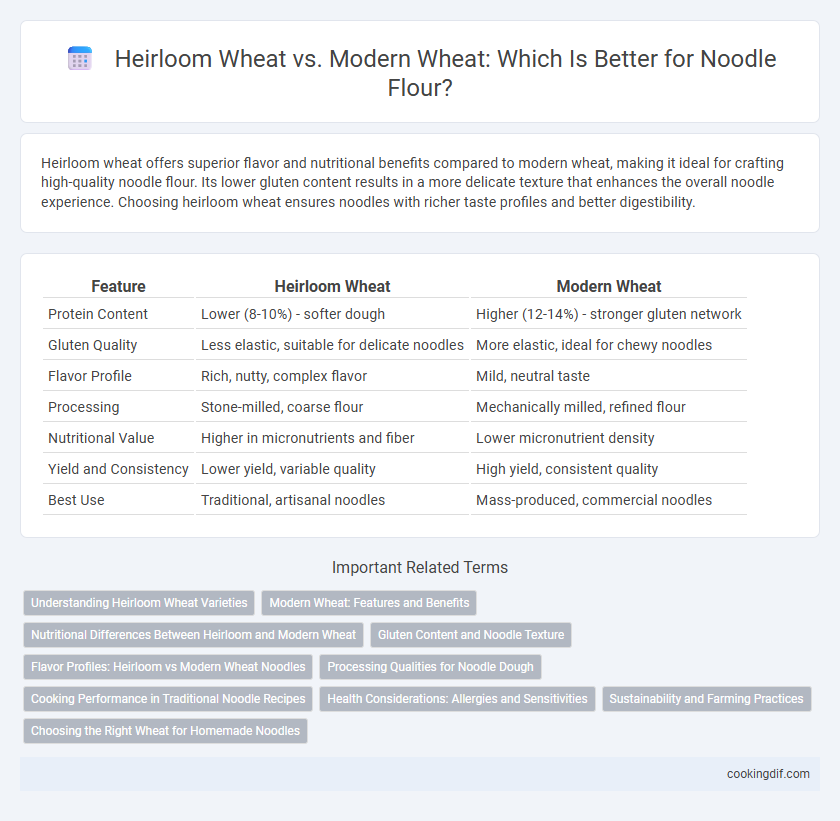 Heirloom Wheat vs. Modern Wheat: Which Is Better for Noodle Flour?