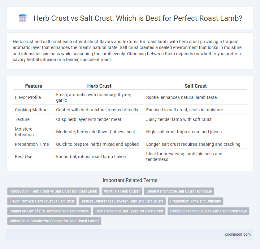 Herb Crust vs Salt Crust: Which is Best for Perfect Roast Lamb?