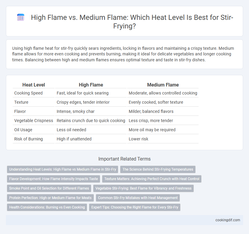 High Flame vs. Medium Flame: Which Heat Level Is Best for Stir-Frying?