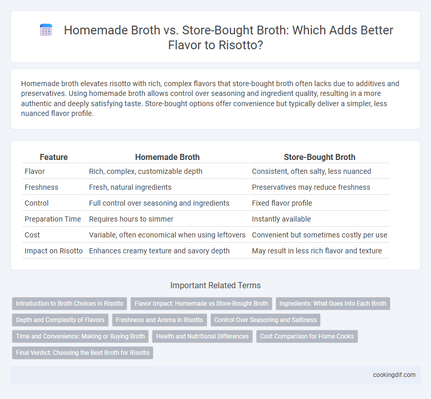 Homemade Broth vs. Store-Bought Broth: Which Adds Better Flavor to Risotto?