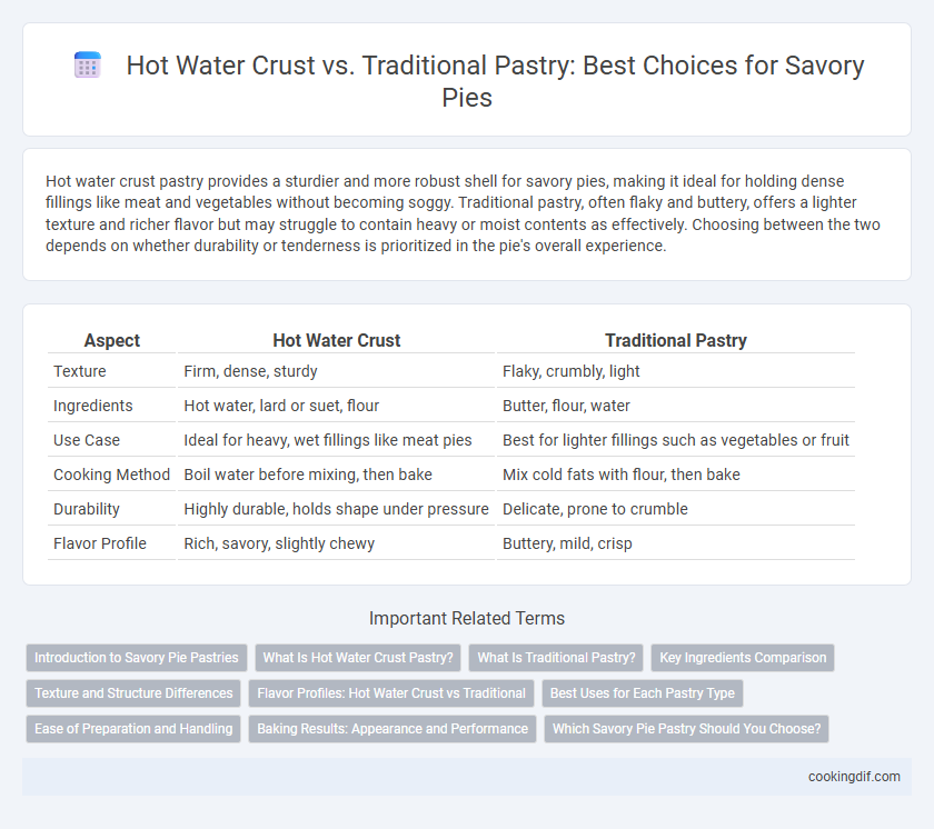 Hot Water Crust vs. Traditional Pastry: Best Choices for Savory Pies