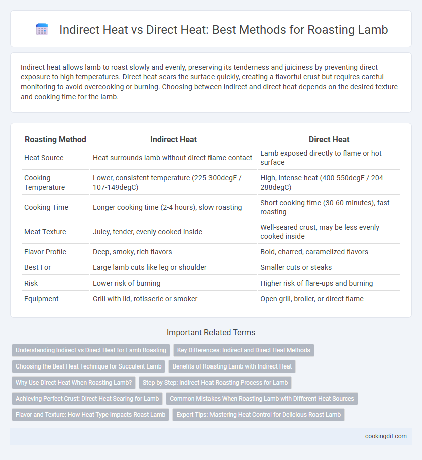 Indirect Heat vs Direct Heat: Best Methods for Roasting Lamb