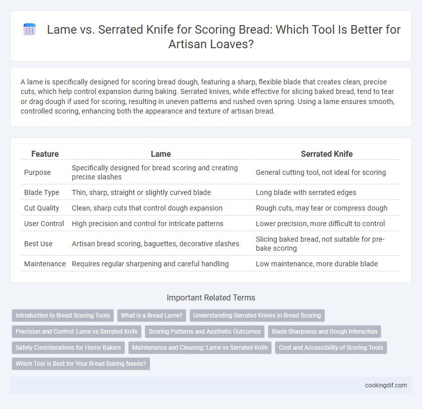 Lame vs. Serrated Knife for Scoring Bread: Which Tool Is Better for Artisan Loaves?