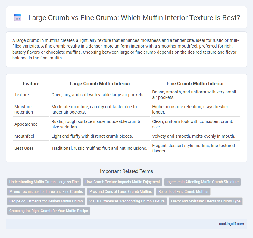 Large Crumb vs Fine Crumb: Which Muffin Interior Texture is Best?