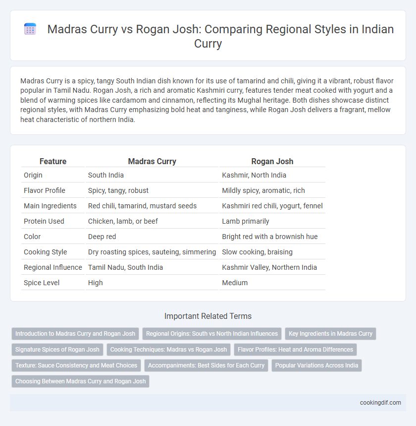 Madras Curry vs Rogan Josh: Comparing Regional Styles in Indian Curry