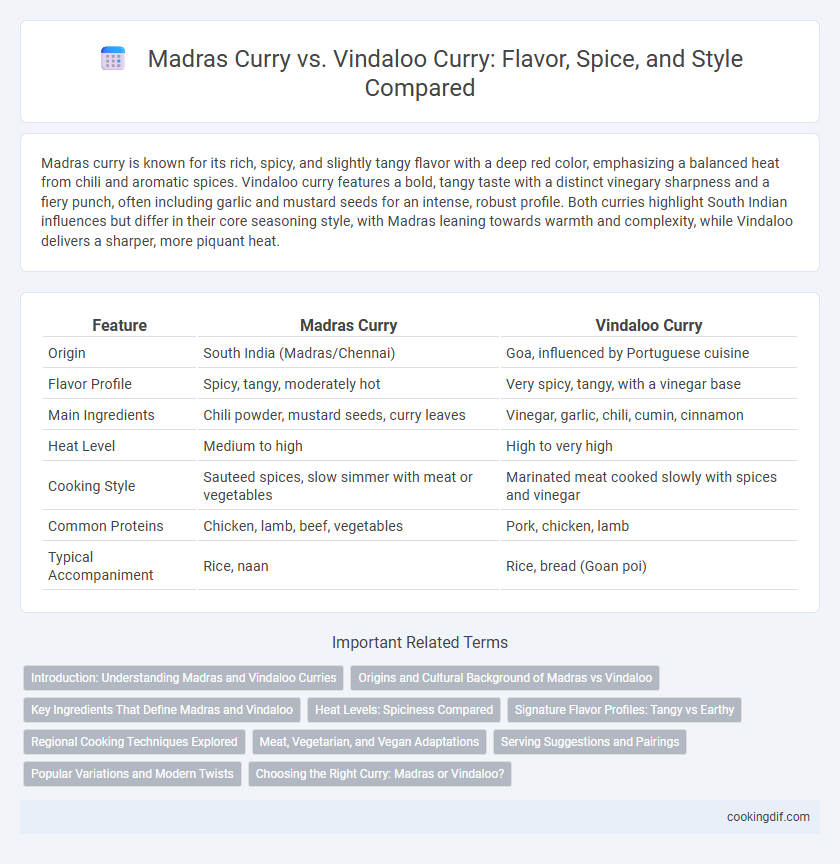 Madras Curry vs. Vindaloo Curry: Flavor, Spice, and Style Compared