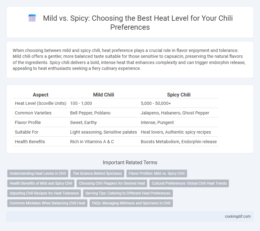 Mild vs. Spicy: Choosing the Best Heat Level for Your Chili Preferences