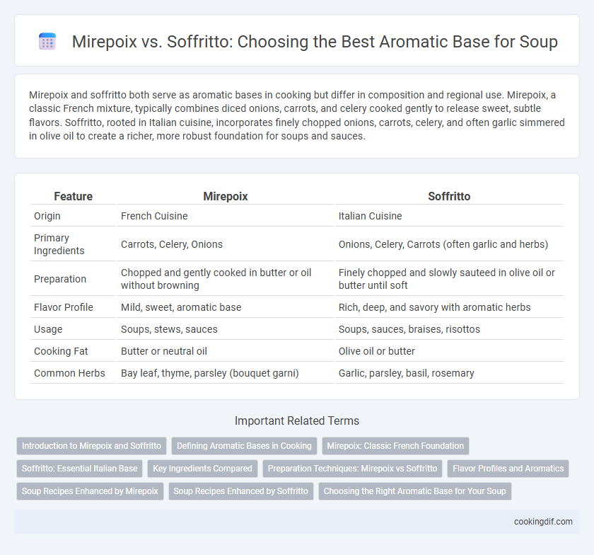 Mirepoix vs. Soffritto: Choosing the Best Aromatic Base for Soup