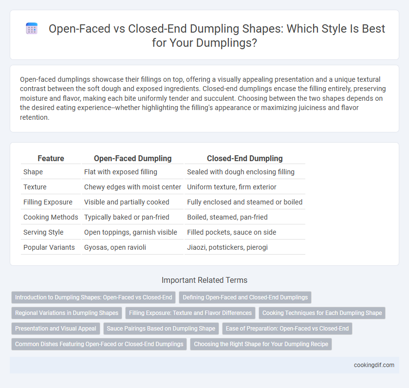 Open-Faced vs Closed-End Dumpling Shapes: Which Style Is Best for Your Dumplings?