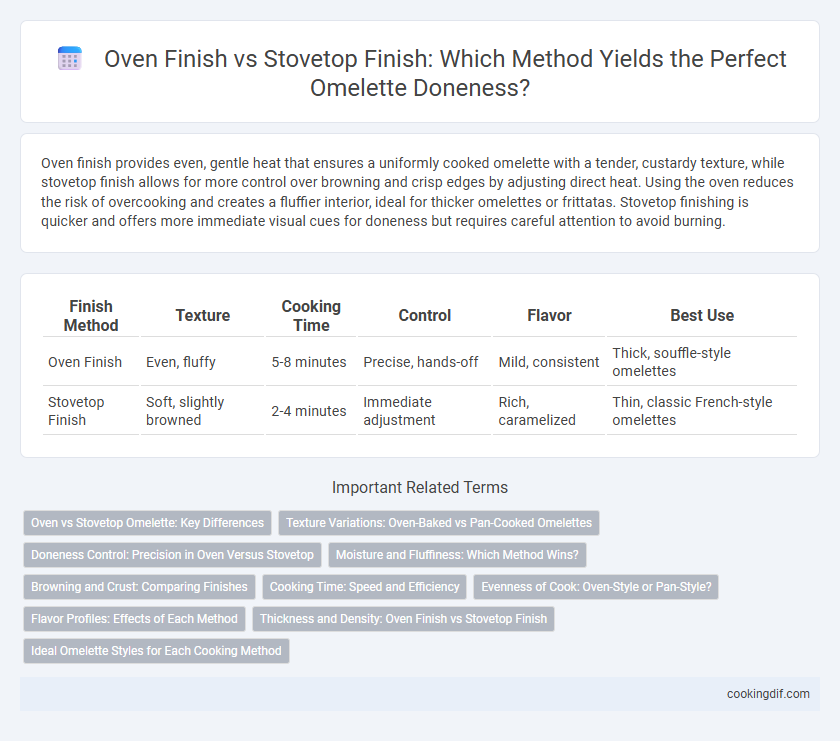 Oven Finish vs Stovetop Finish: Which Method Yields the Perfect Omelette Doneness?