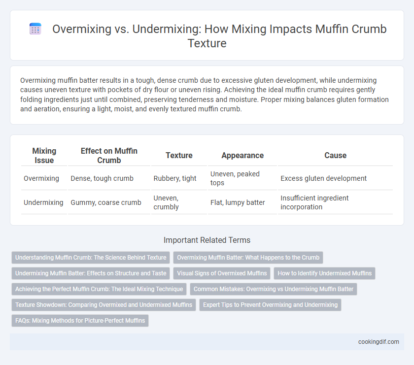 Overmixing vs. Undermixing: How Mixing Impacts Muffin Crumb Texture