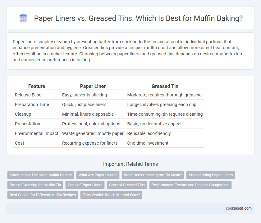 Paper Liners vs. Greased Tins: Which Is Best for Muffin Baking?