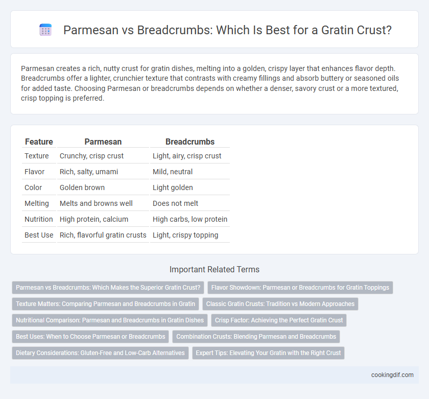 Parmesan vs Breadcrumbs: Which Is Best for a Gratin Crust?