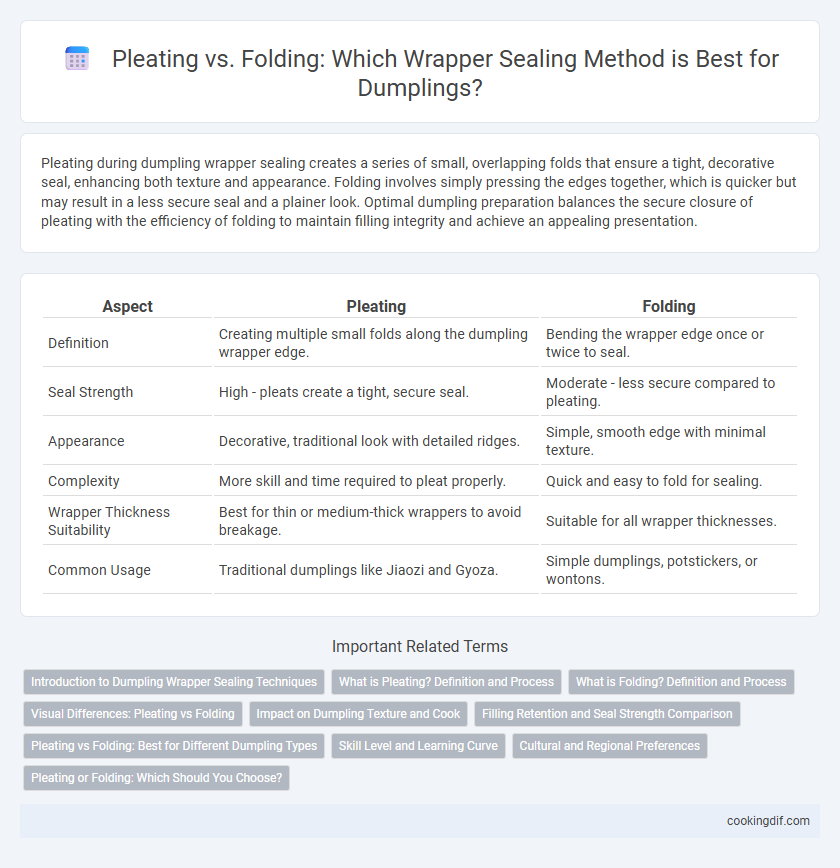 Pleating vs. Folding: Which Wrapper Sealing Method is Best for Dumplings?