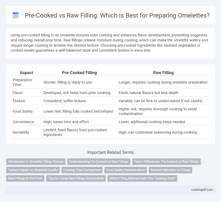 Pre-Cooked vs Raw Filling: Which Is Best for Preparing Omelettes?