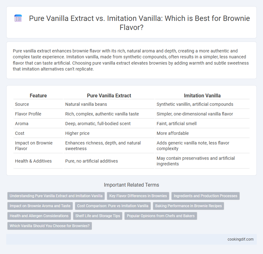Pure Vanilla Extract vs. Imitation Vanilla: Which is Best for Brownie Flavor?