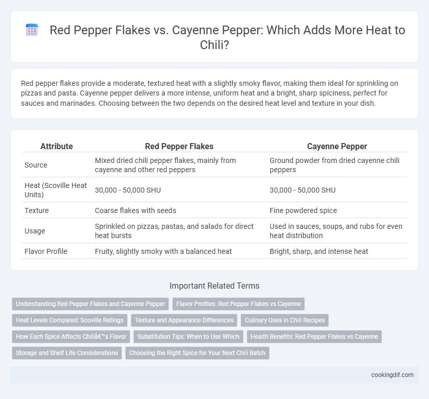 Red Pepper Flakes vs. Cayenne Pepper: Which Adds More Heat to Chili?