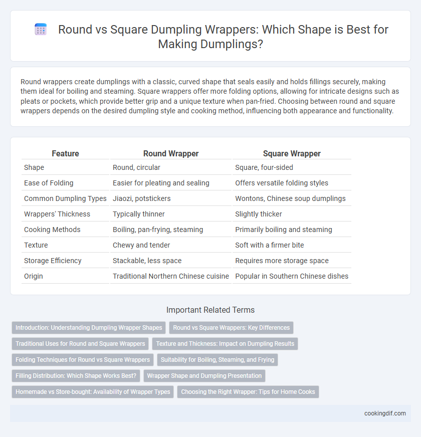 Round vs Square Dumpling Wrappers: Which Shape is Best for Making Dumplings?