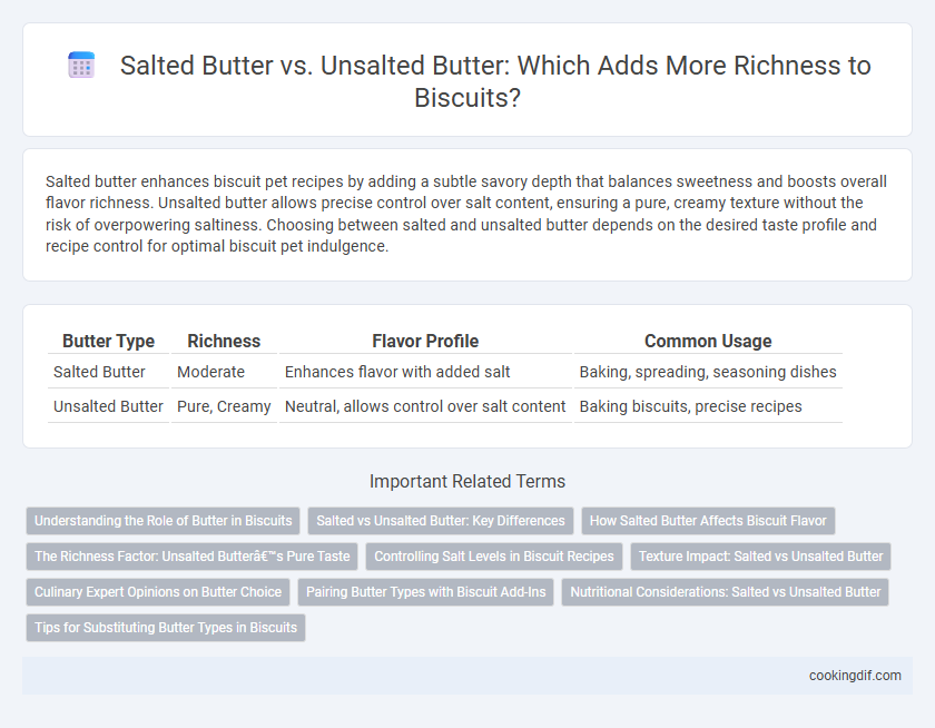 Salted Butter vs. Unsalted Butter: Which Adds More Richness to Biscuits?