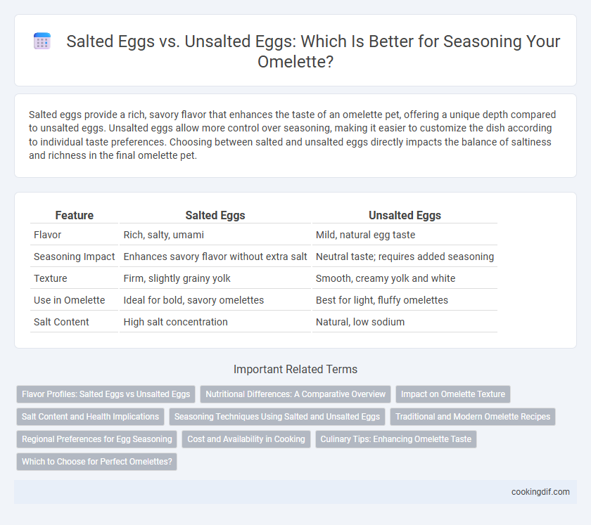 Salted Eggs vs. Unsalted Eggs: Which Is Better for Seasoning Your Omelette?
