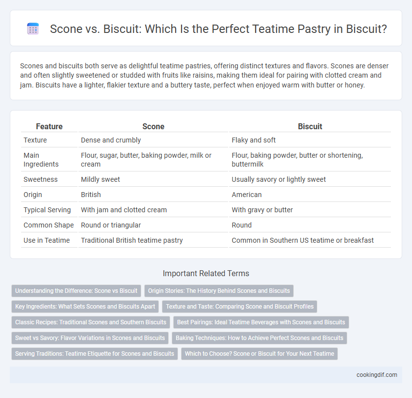 Scone vs. Biscuit: Which Is the Perfect Teatime Pastry in Biscuit?