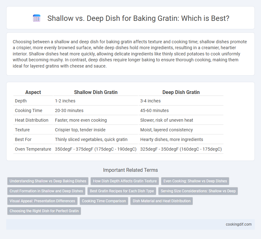 Shallow vs. Deep Dish for Baking Gratin: Which is Best?