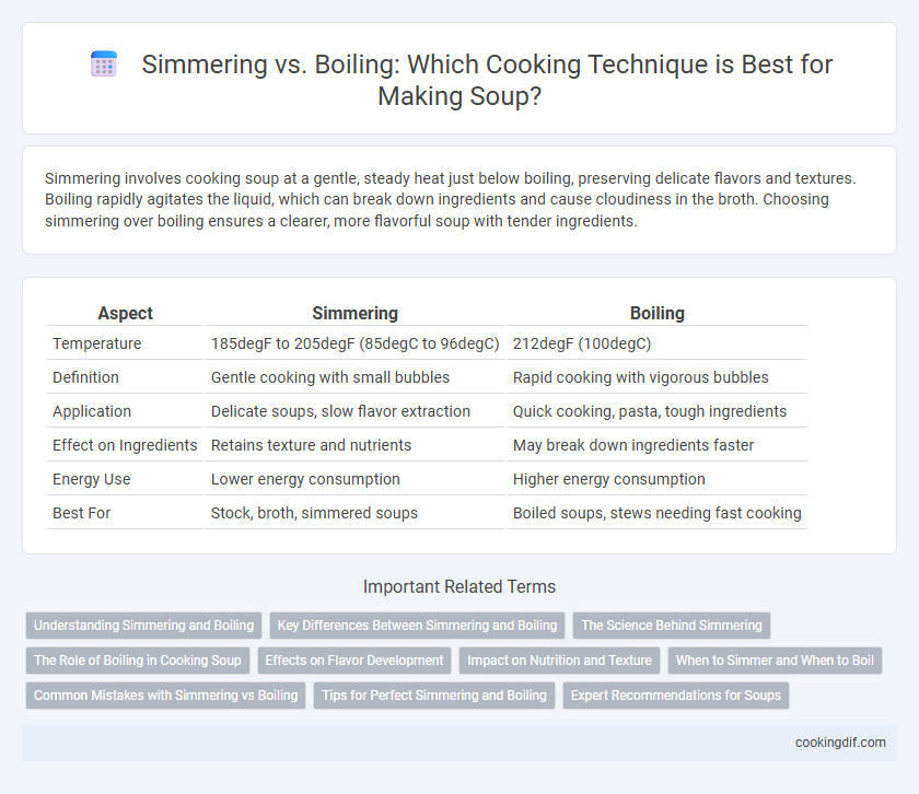 Simmering vs. Boiling: Which Cooking Technique is Best for Making Soup?