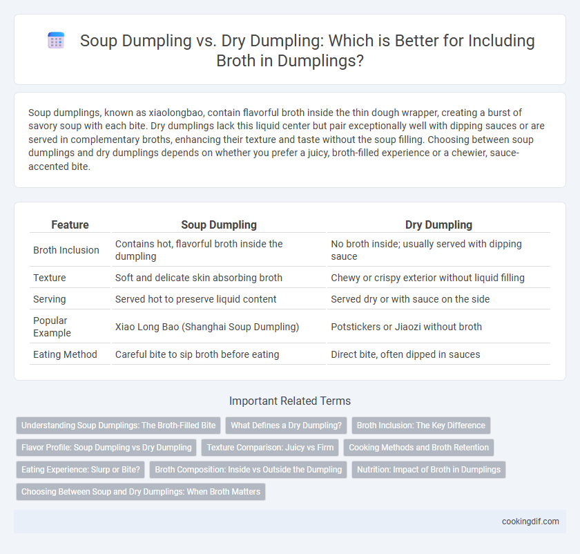 Soup Dumpling vs. Dry Dumpling: Which is Better for Including Broth in Dumplings?